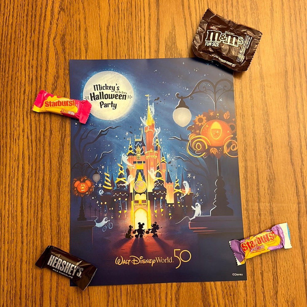 Exclusive 2022 Mickey not so scary party poster